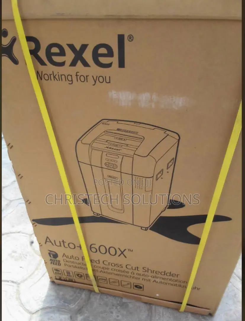 Rexel Optimum Autofeed+ 600x Automatic Cross Cut Shredder