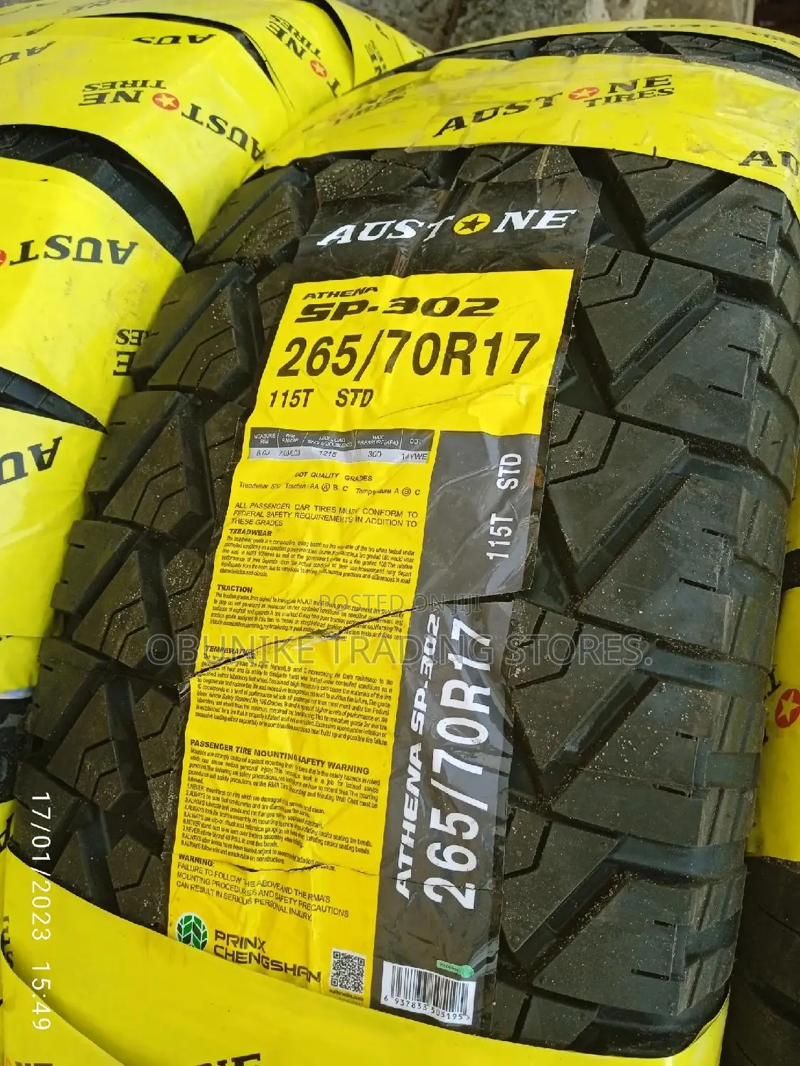 265/70r17 Austone Tyre
