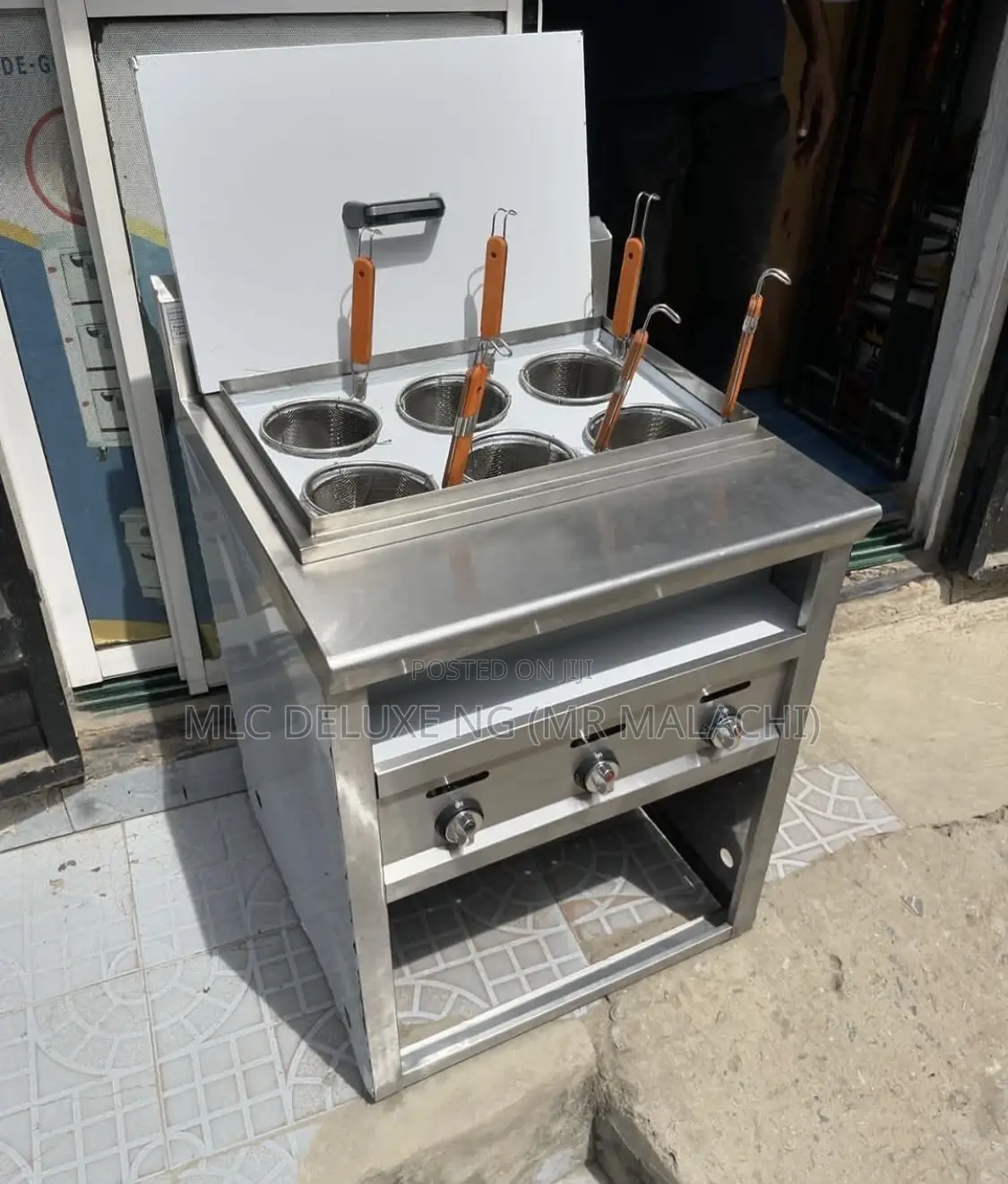 Commercial Pasta Cooker (Gas) Standing Noodles/Pasta Cooker