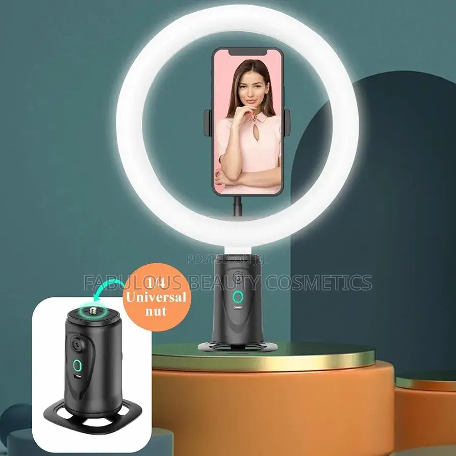 Auto Face Tracking Tripod, 360° Rotation Auto Tracking.