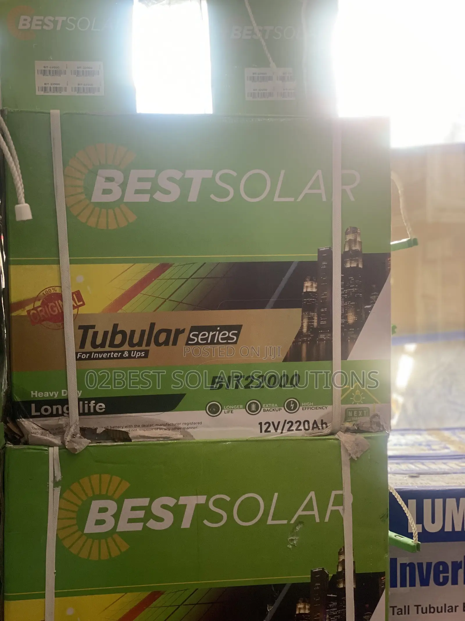 Best Solar Tubular Battery 220amps