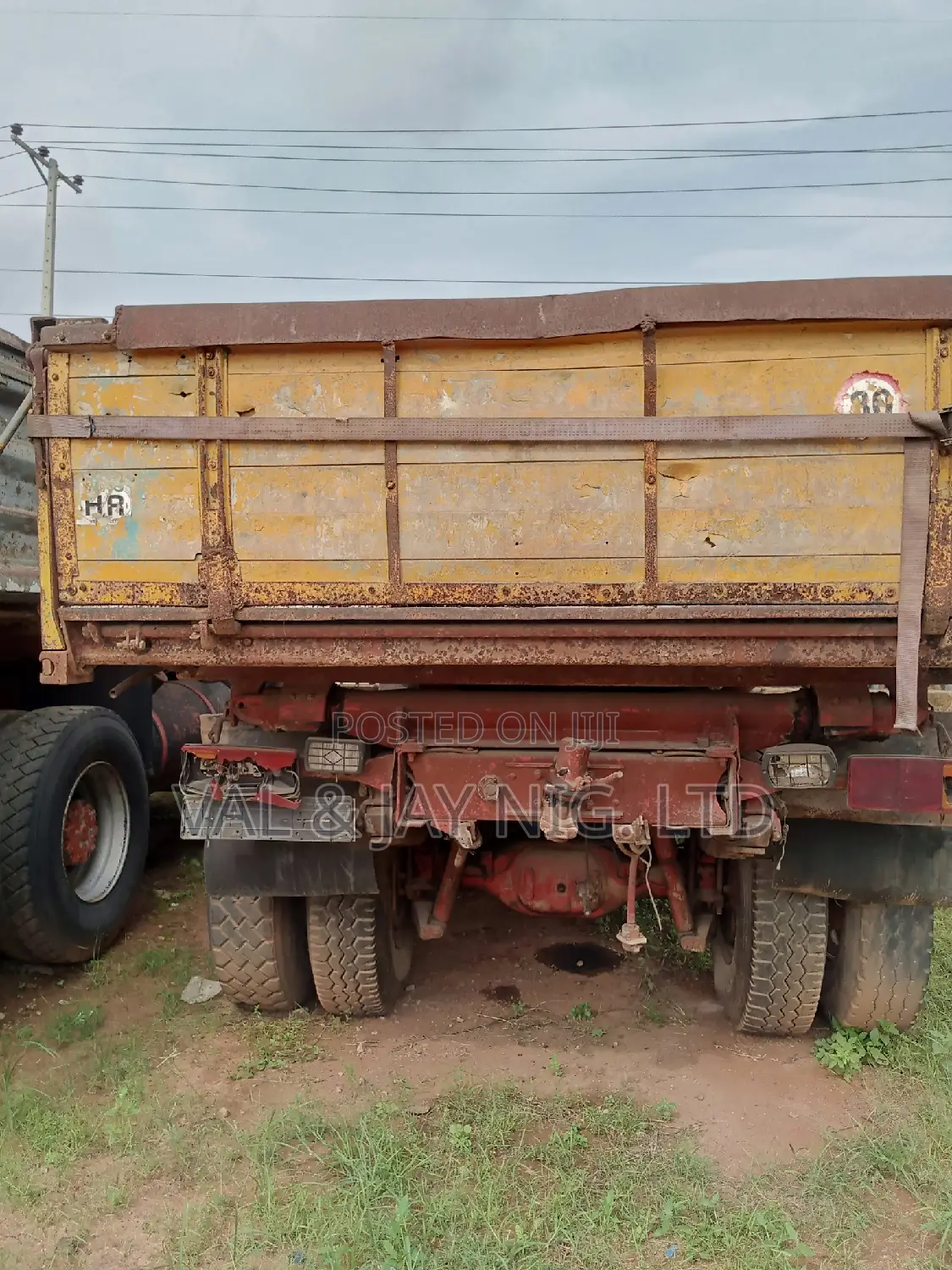 Mercedes Benz Tipper Truck 1619 With Auxiliary (Foreign Use)