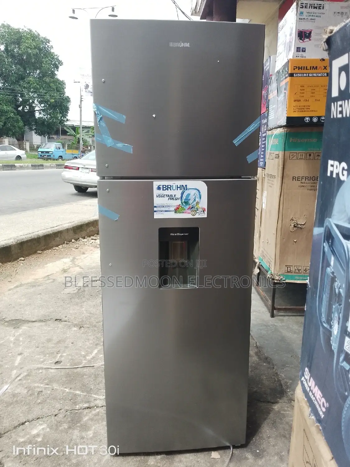 Bruhm 100 Percent Low Voltage Standing Fridge 3 Yrs Warranty