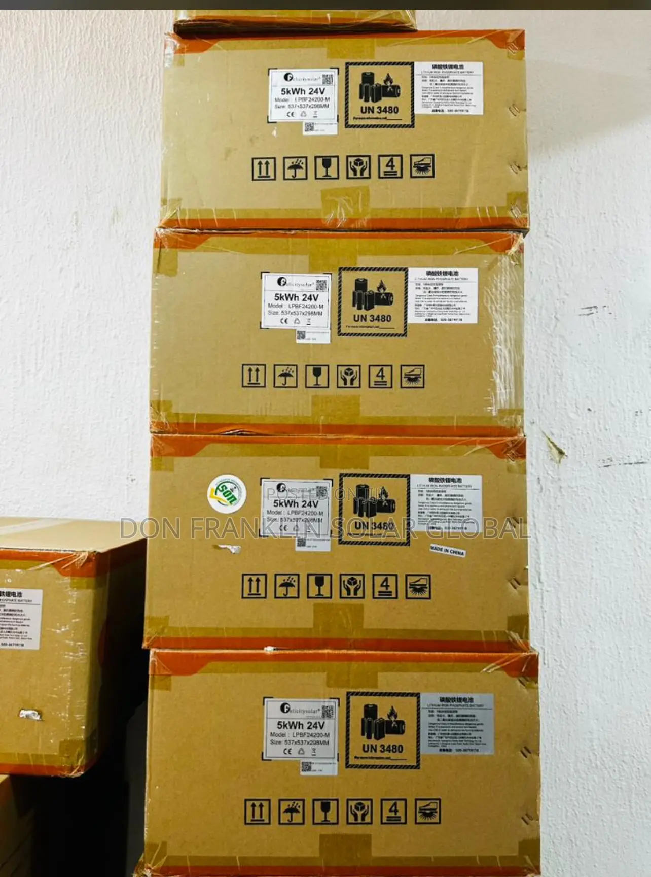 5kwh /24v Felicity Lithium Ion Solar Inverter Battery