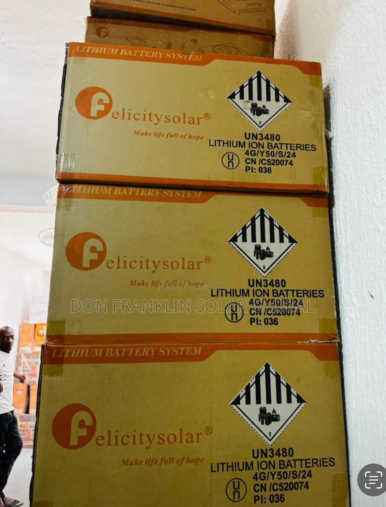 5kwh /24v Felicity Lithium Ion Solar Inverter Battery