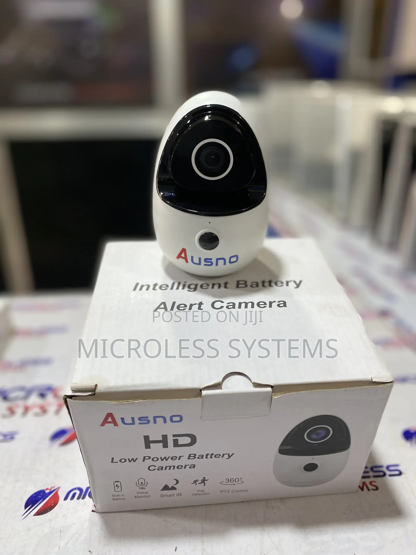 Ausno HD Intelligent Battery Alert Camera