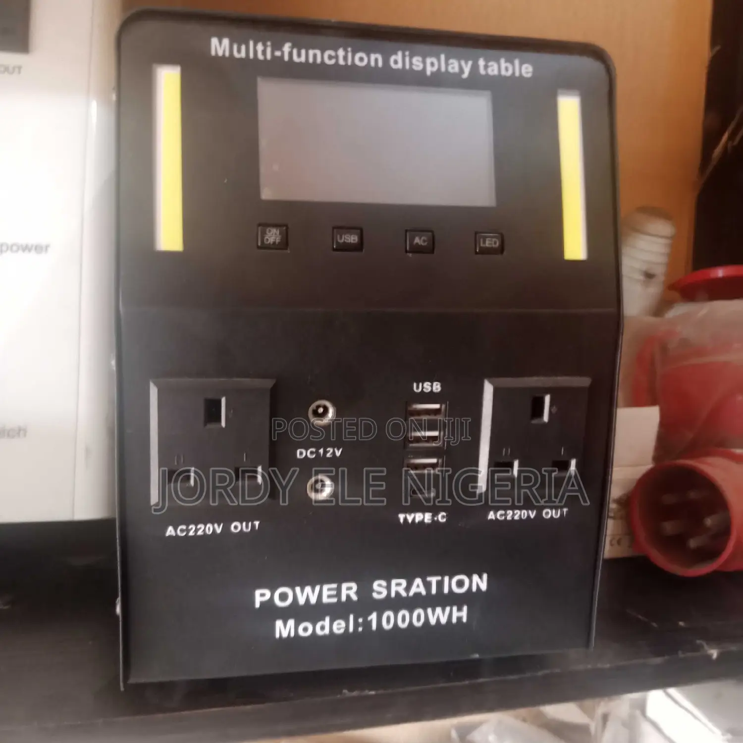 JORDY Solar Generator/Power Station 1000wh With SOLAR PANELS
