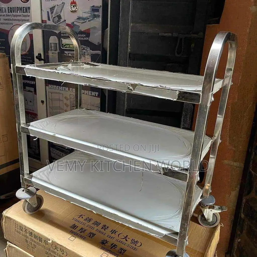 Stainless Trolley 3steps