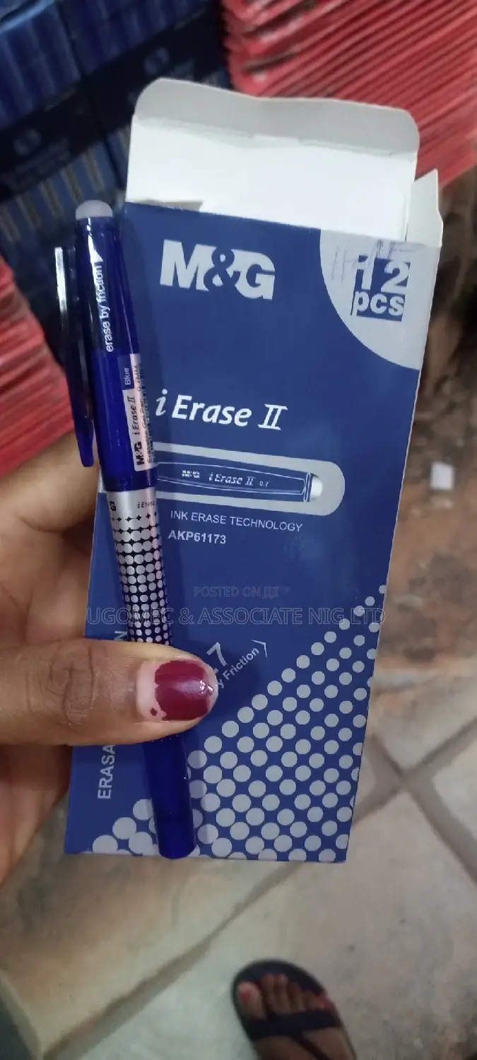 Pen With Eraser. I Erase Ii Pen
