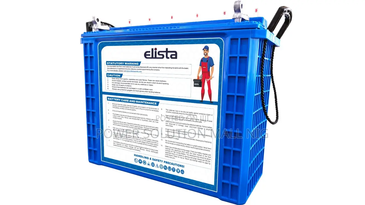 Elista 220ah Tubular Battery