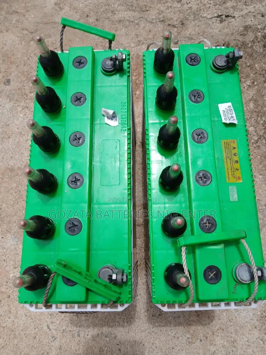 2 GREEN CAPITAL 230AH Fairly Used Solar Tubular Battery Ok