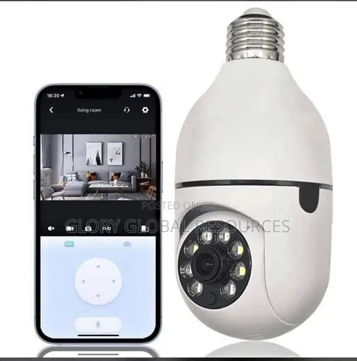 360 Degree Panoramic Wireless Auto Tracking Bulb PTZ Wifi Ca