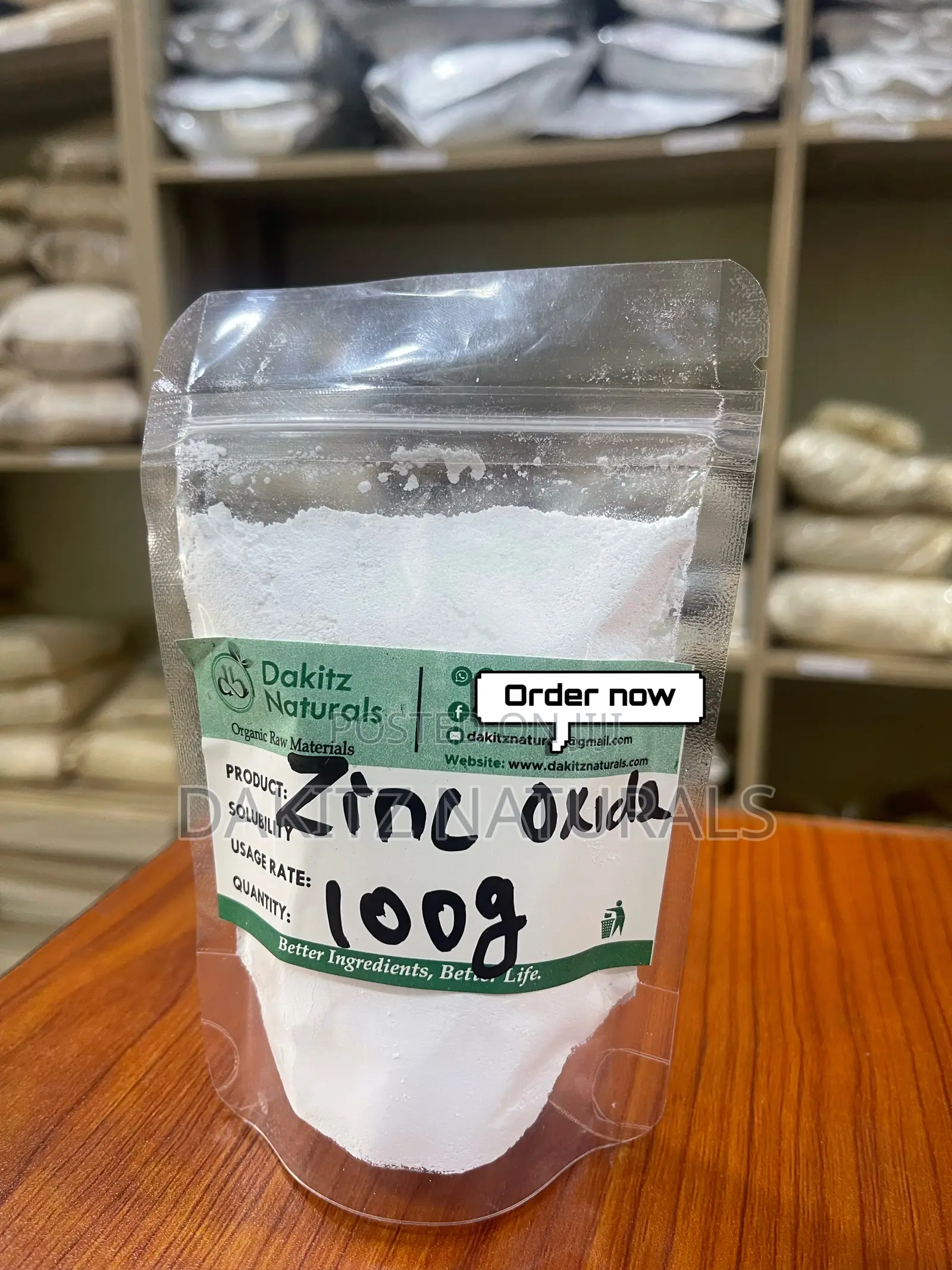 Zinc Oxide Powder 100g
