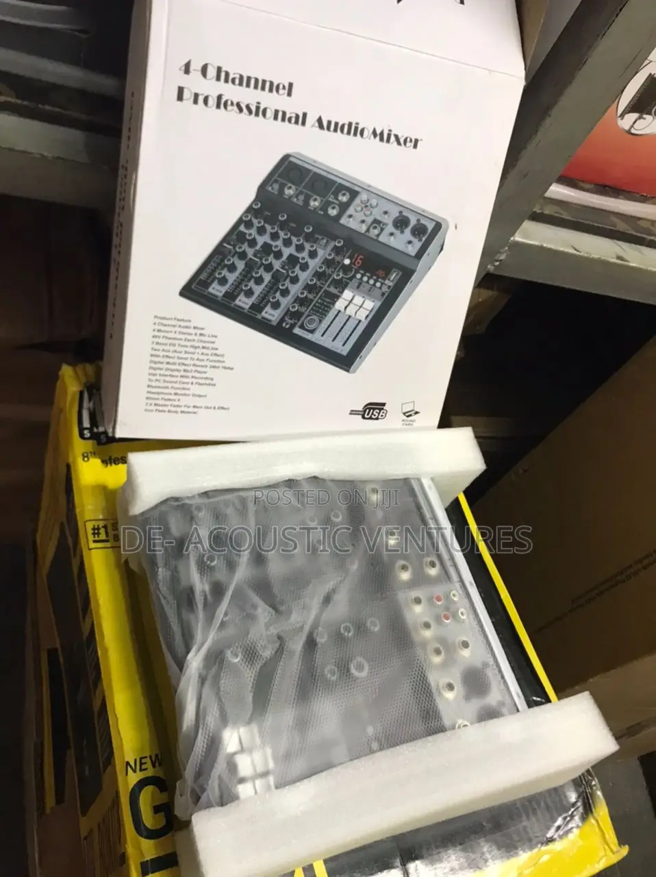 4 Channel Professional Audio Mixer