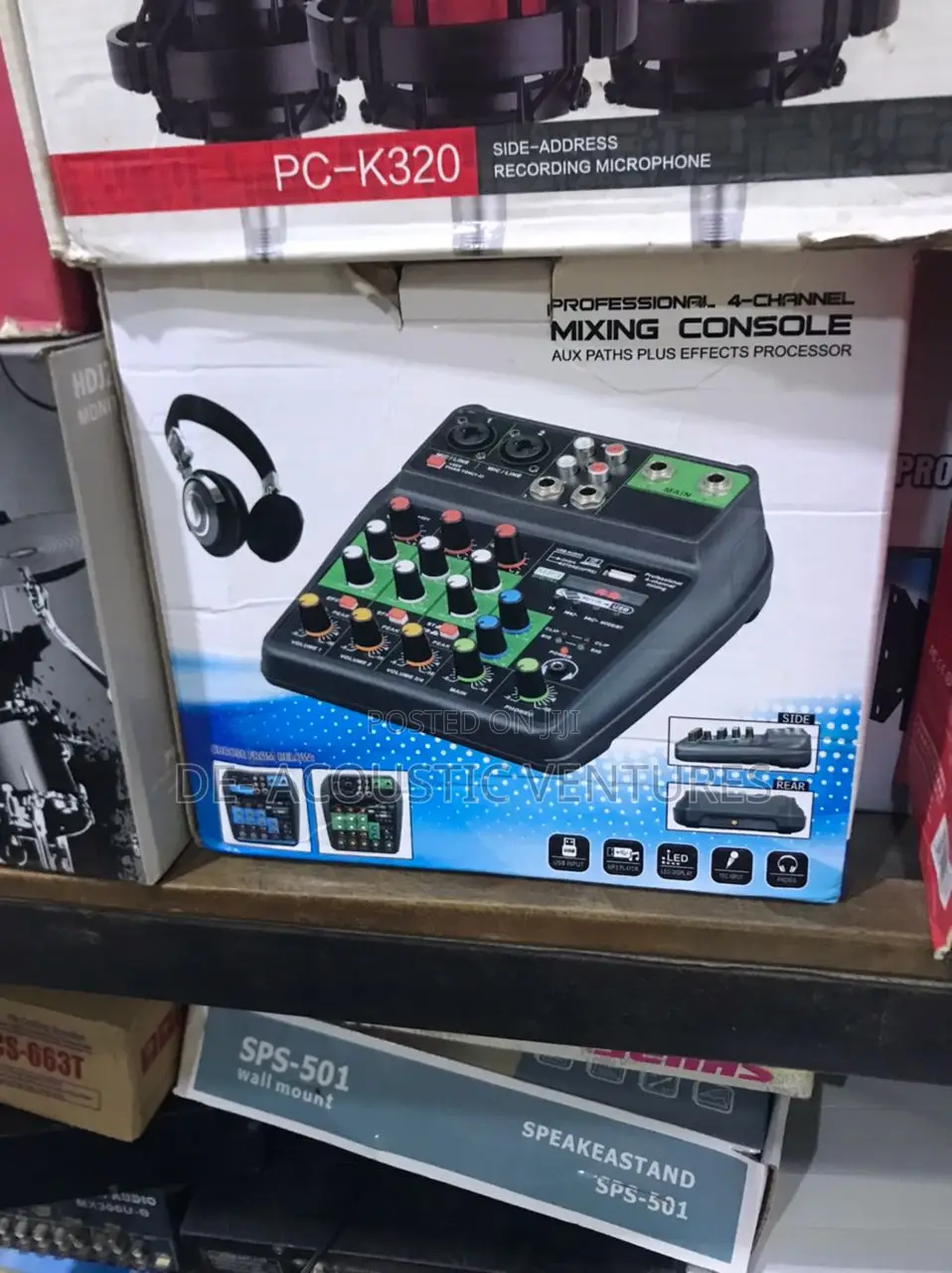 Brand New 4 Channel Audio Mixer