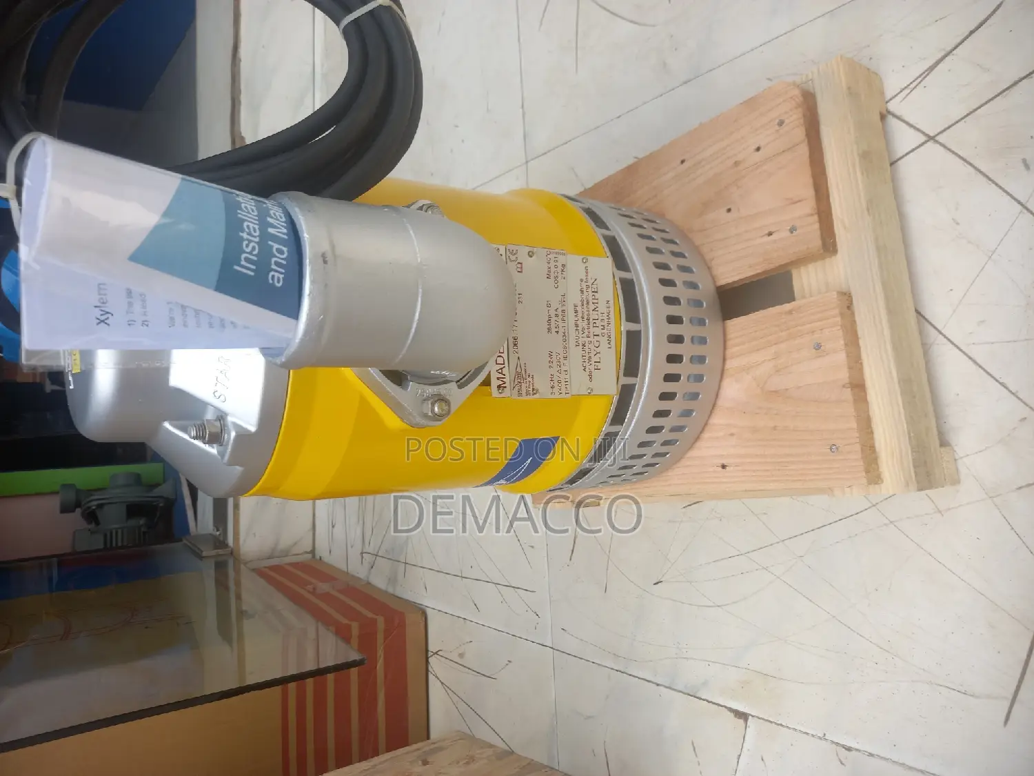 Submersible Pump Machine Flygt 2.2kw