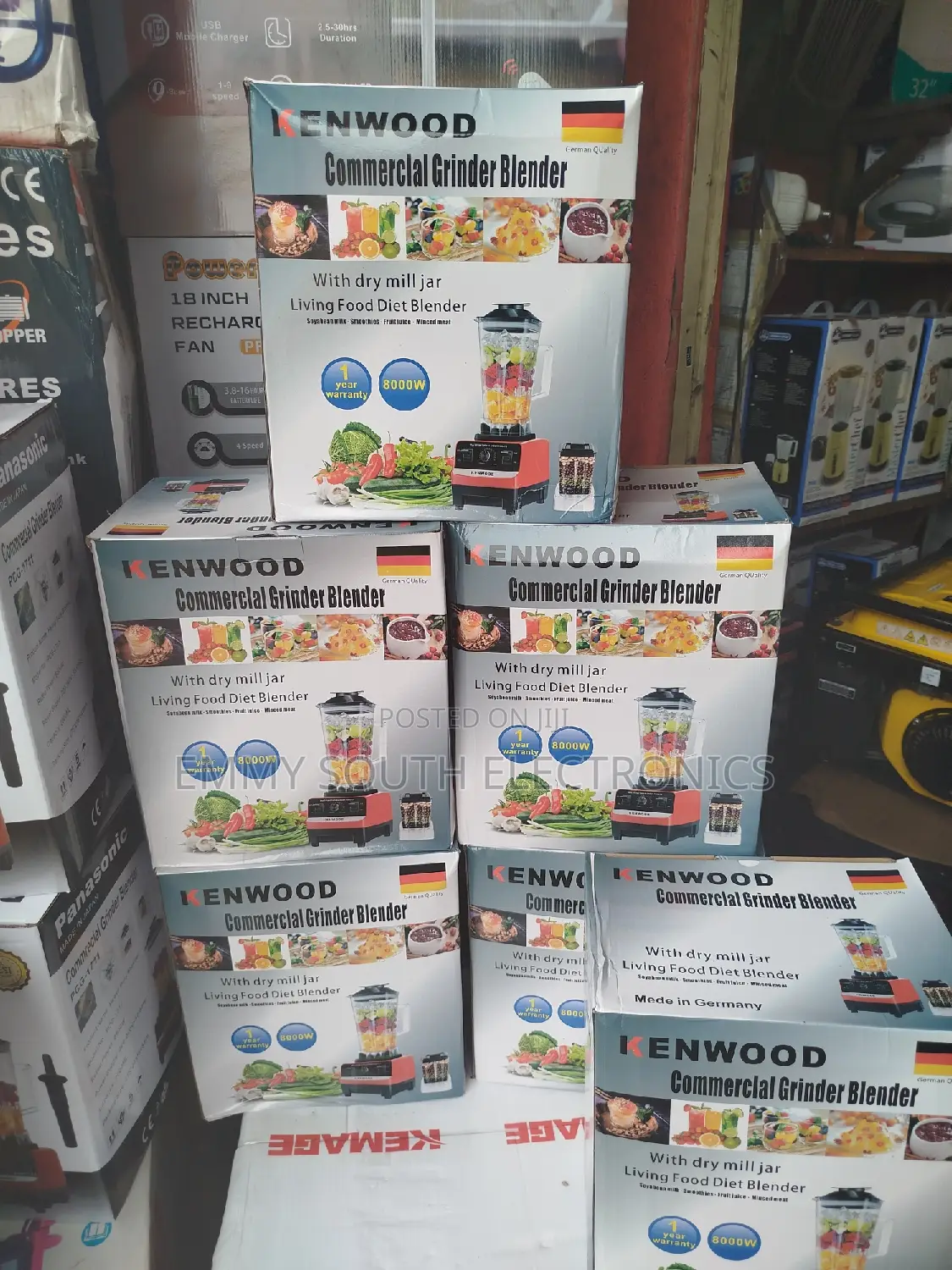 Kenwood Commercial Grinder Blender With Dry Mill Jar