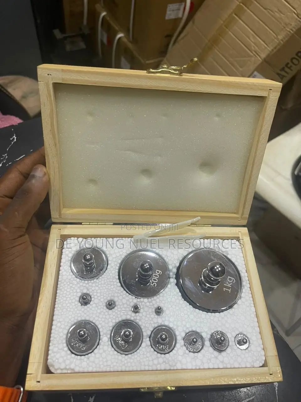 Set of Stainless Test Weight From 1g to 1kg