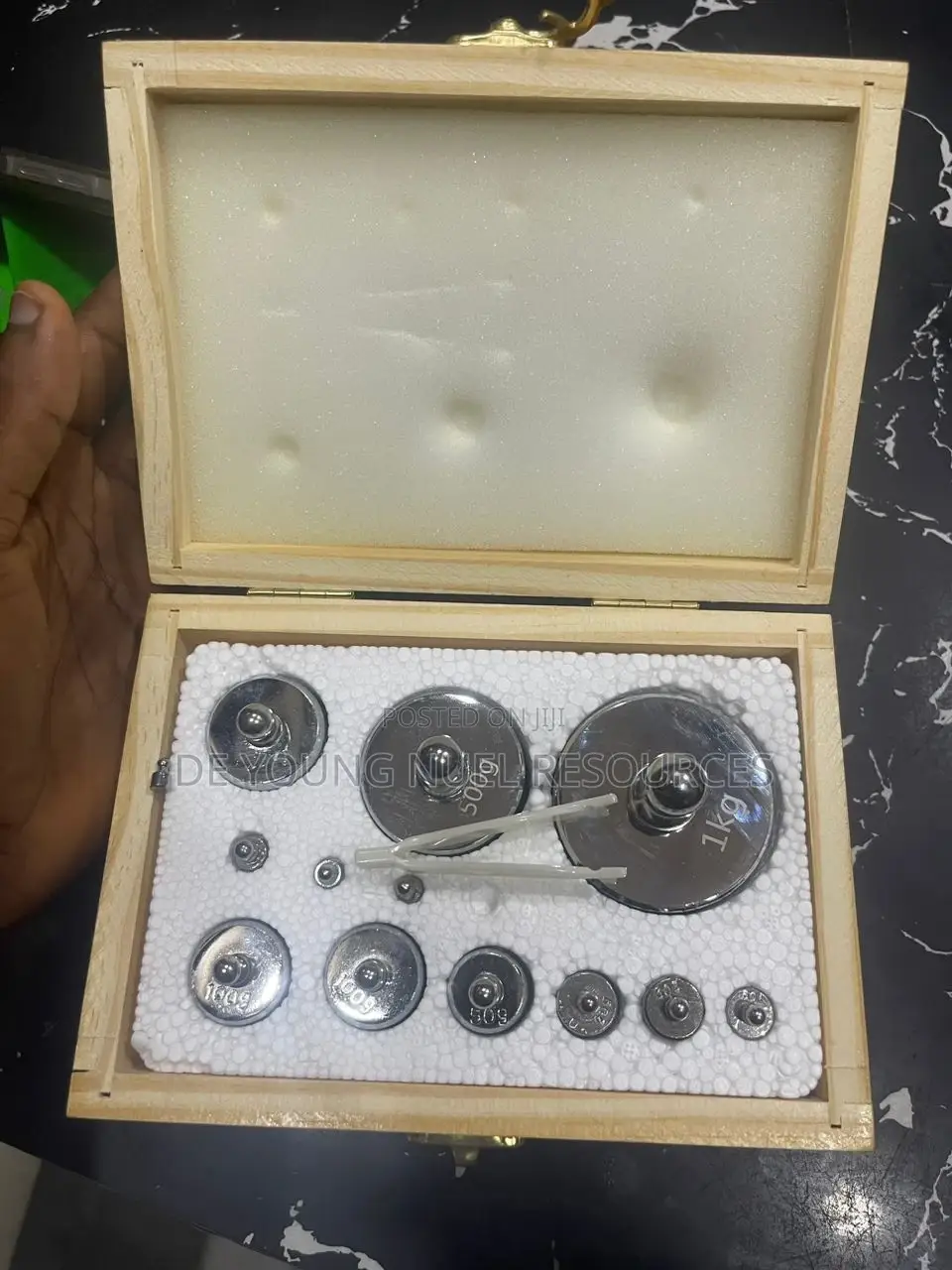 Set of Stainless Test Weight From 1g to 1kg