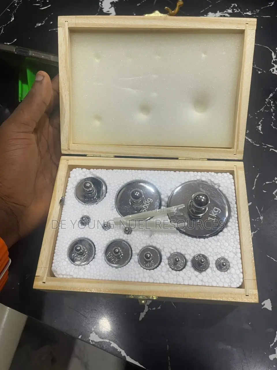 Set of Stainless Test Weight From 1g to 1kg