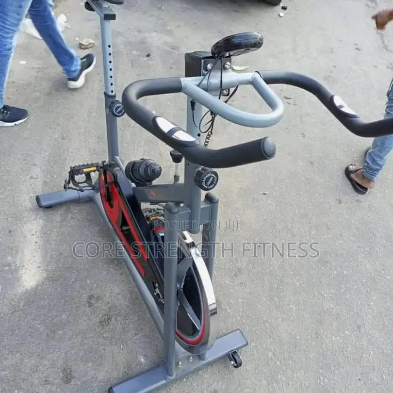 Commercial Powerflex Spin Bike With 20kg Heavy Flywheel