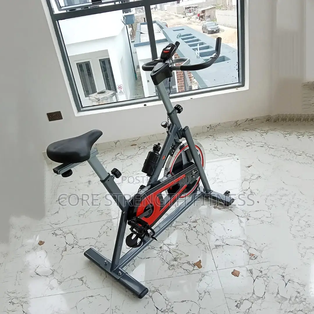 Commercial Powerflex Spin Bike With 20kg Heavy Flywheel