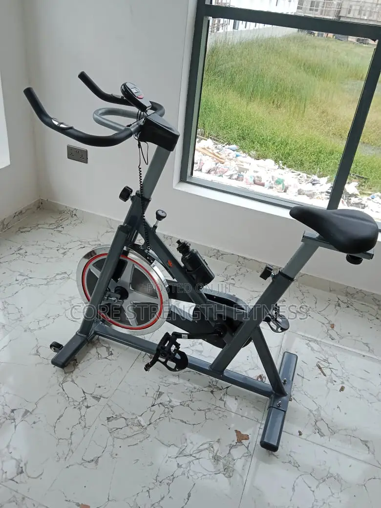 Commercial Powerflex Spin Bike With 20kg Heavy Flywheel