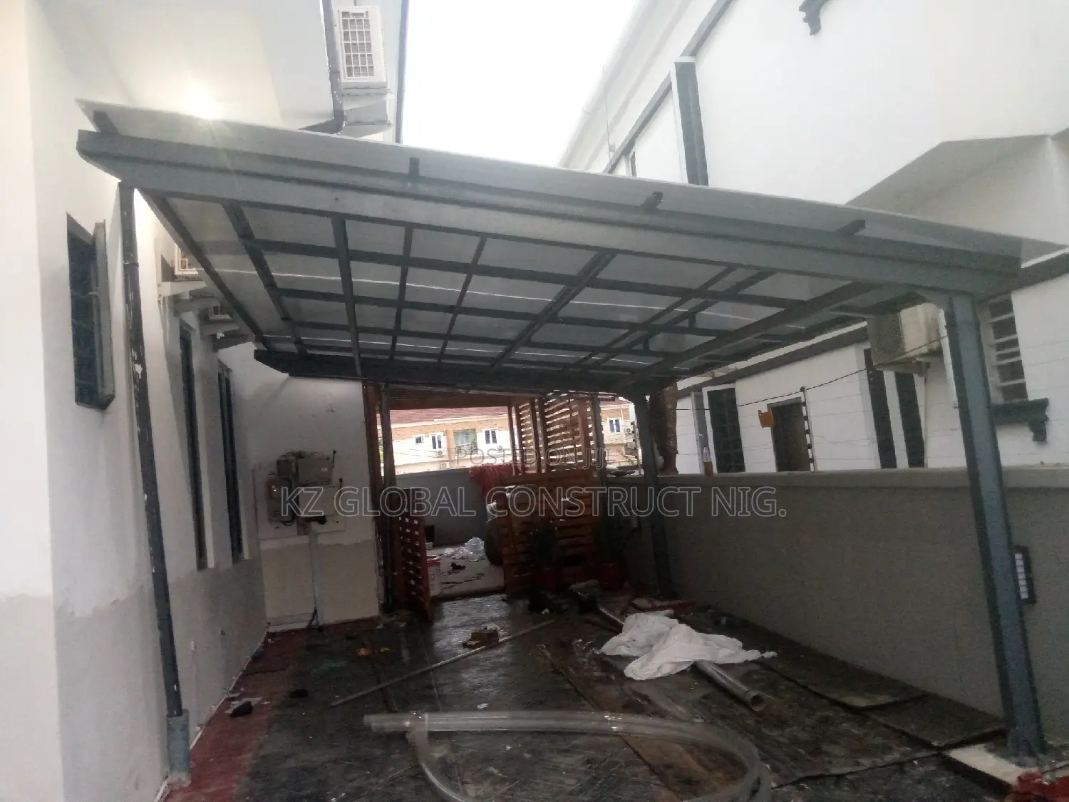 Carport With Danpalon Coverings Series 001