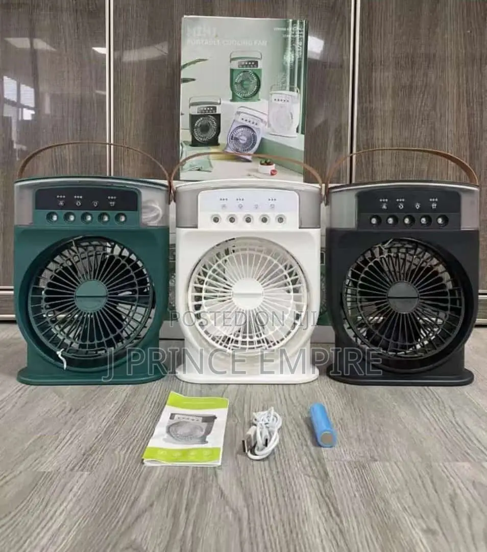 Mini Air Cooler Three-Speed Portable Air Conditioner Fan