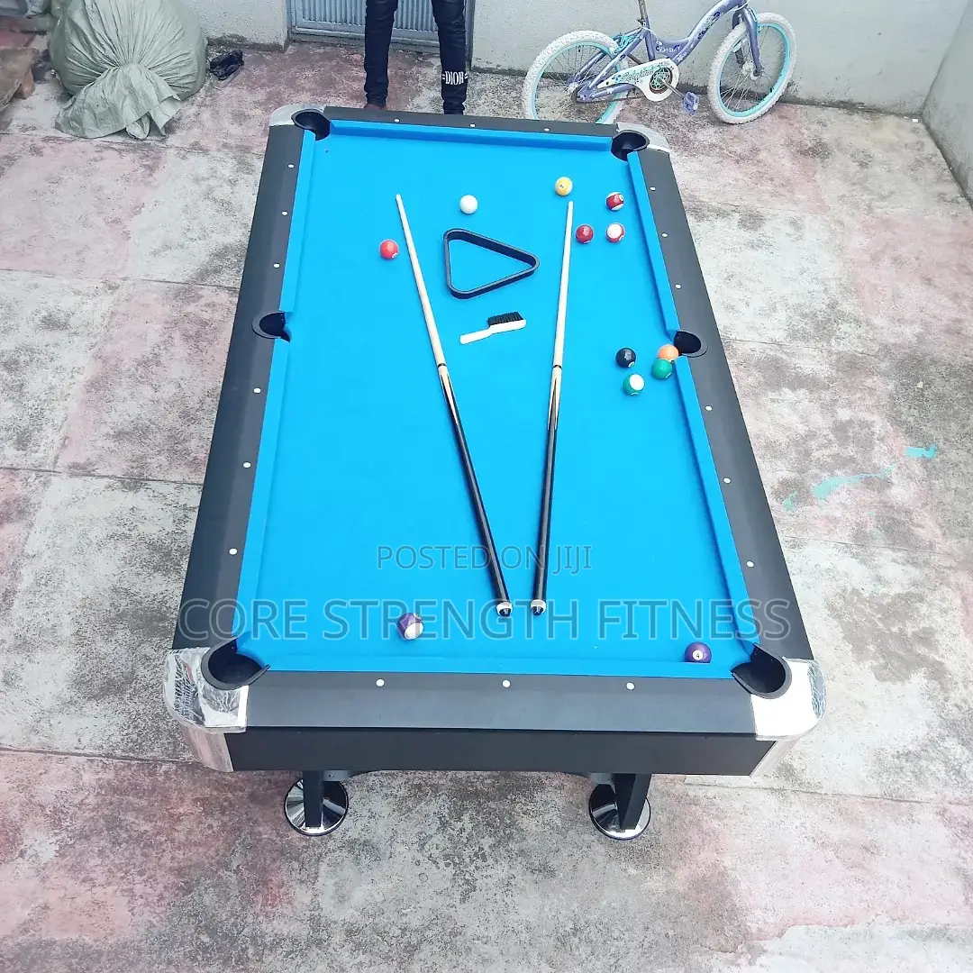 8ft British Foreign Snooker Table With Complete Accessories
