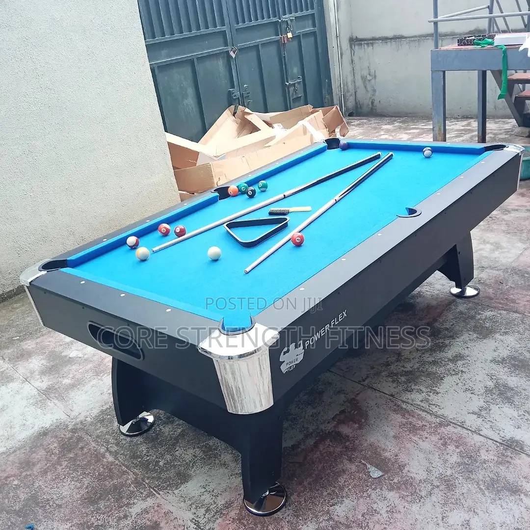 8ft British Foreign Snooker Table With Complete Accessories
