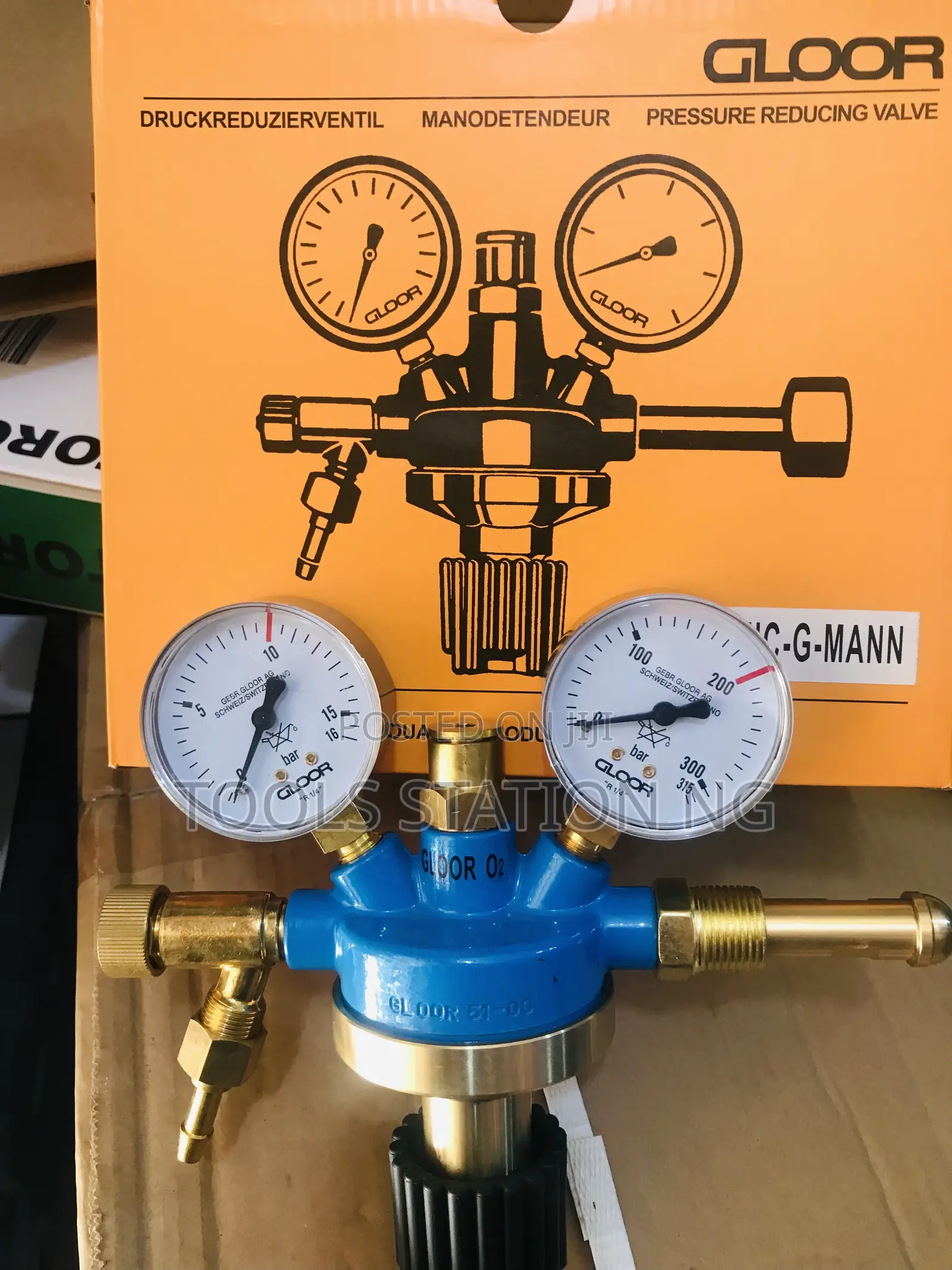 Original Gloor Oxygen Regulator