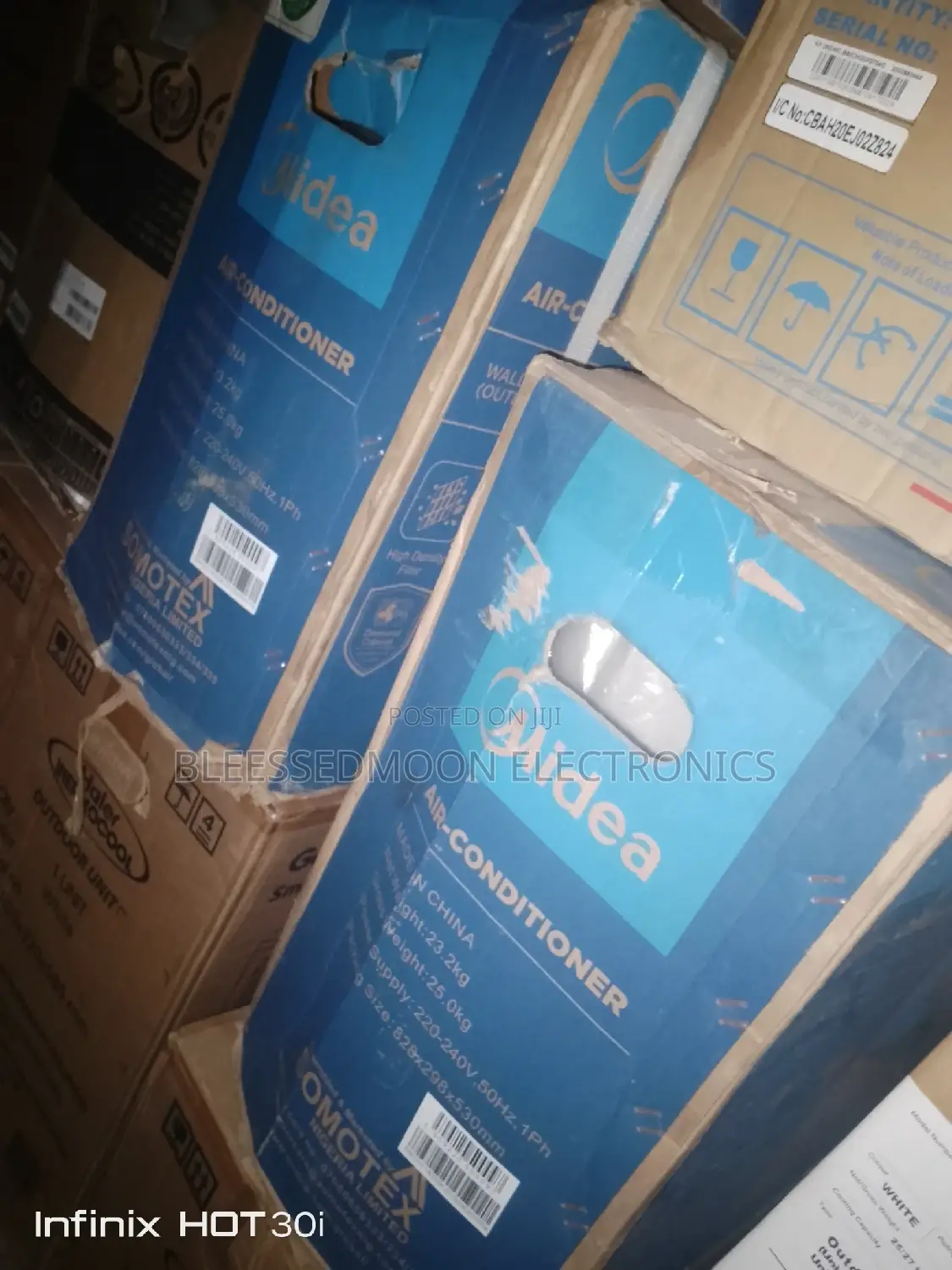 Midea Split Unit Ac Cooper Condenser 3 Yrs Warranty