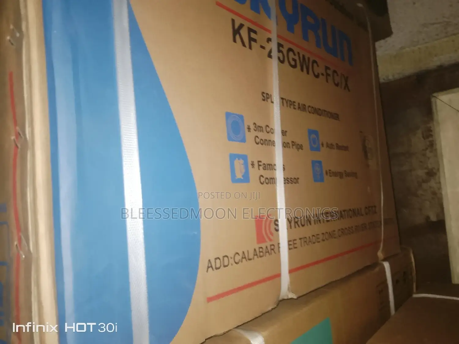 Skyrun Split Unit Ac 3 Years Garranty Cooper Condenser