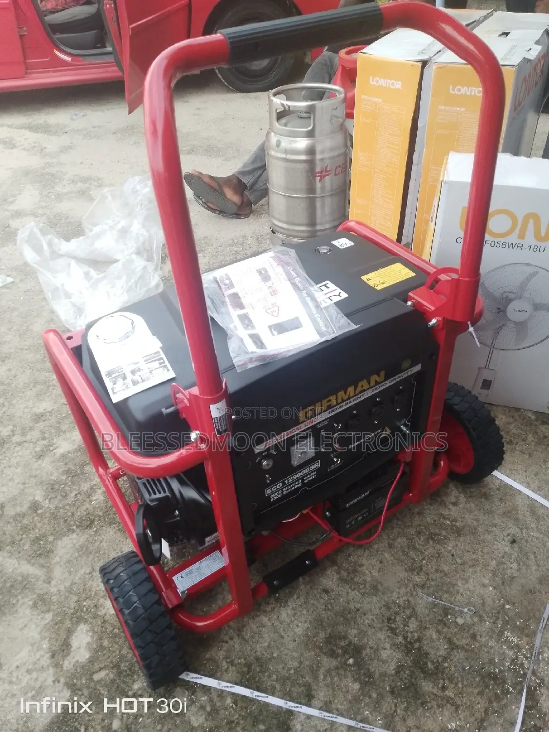Firman Cooper Coil Generator 12990 Remote Control 2 Years W