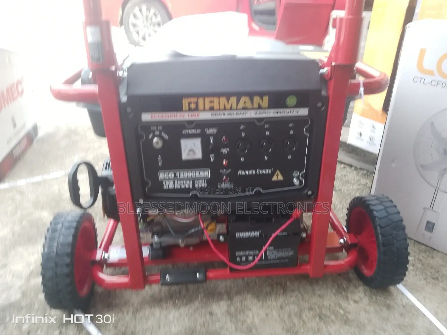 Firman Cooper Coil Generator 12990 Remote Control 2 Years W