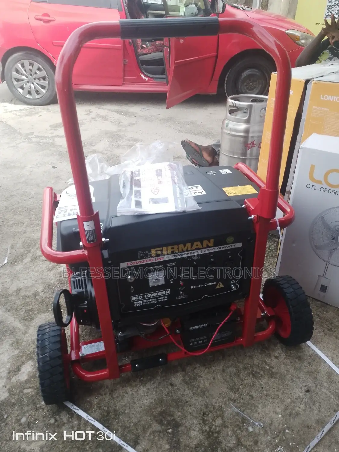 Firman Cooper Coil Generator 12990 Remote Control 2 Years W