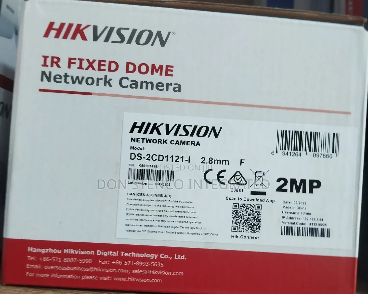Hikvision Network Camera 2mp