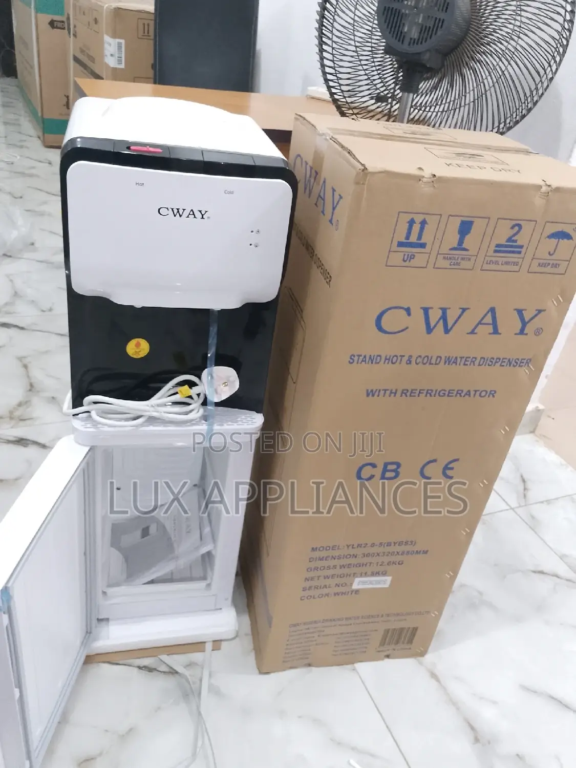 Brand New Cway Water Dispenser Ruby 6F With Fridge