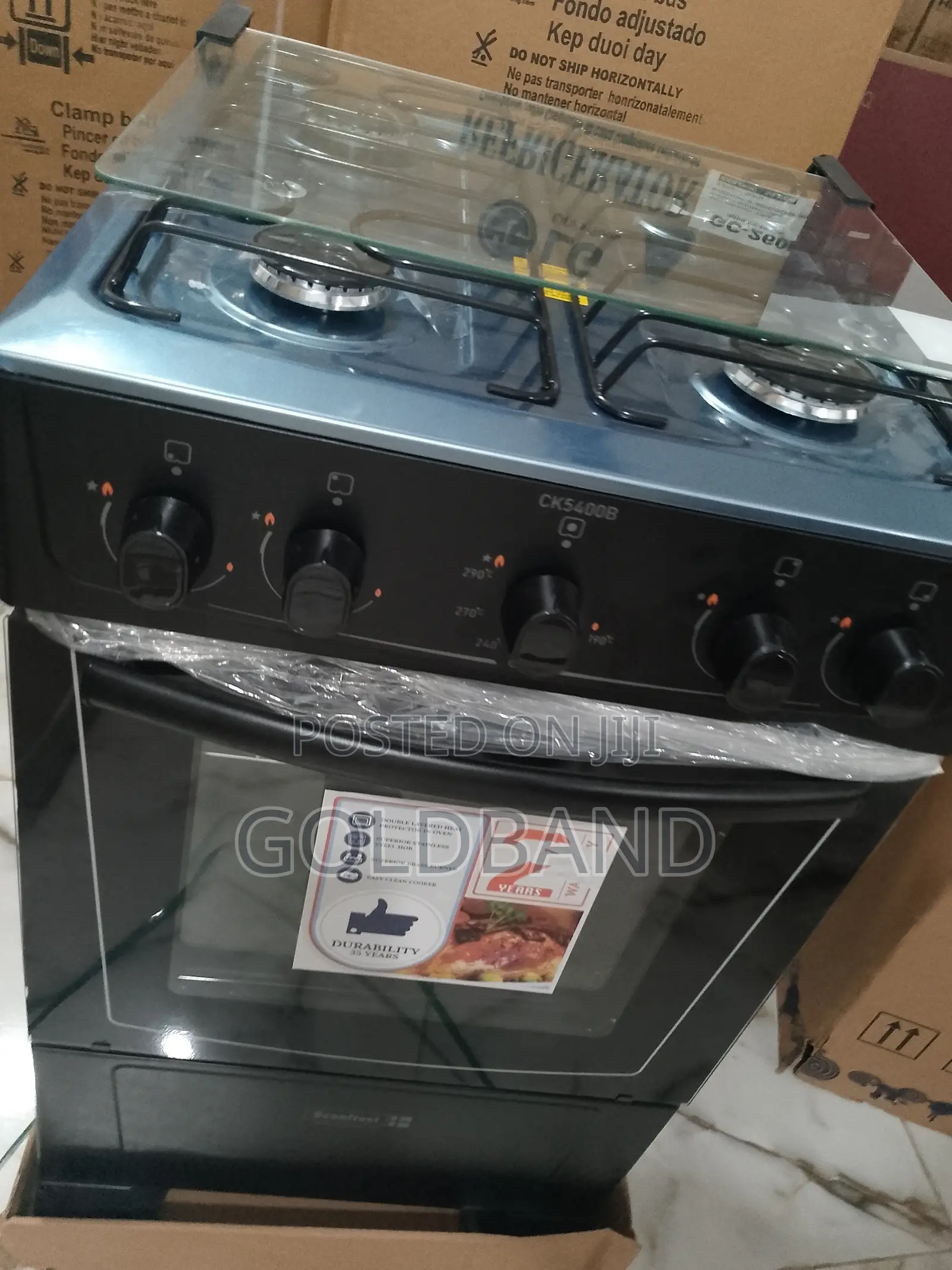 Efficient 4 Burner Scanfrost Gas Cooker (Ck5400)