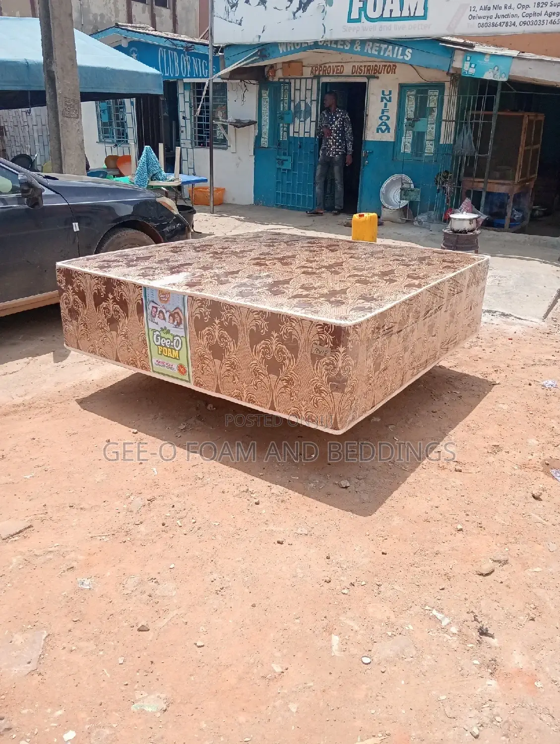 6x6 18inches Mattress (Orthopaedic Standard)
