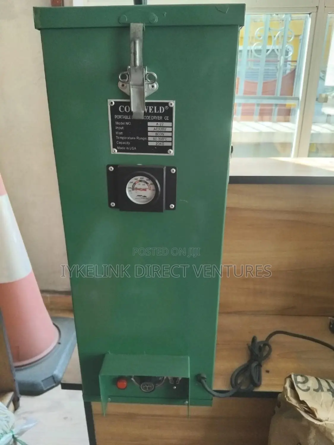 Col Veld Portable Electrode Drying Oven. 
Model: A-22