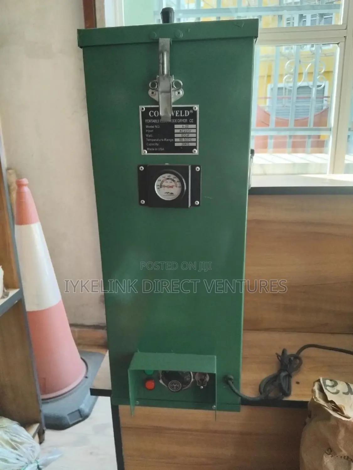 Col Veld Portable Electrode Drying Oven. 
Model: A-22