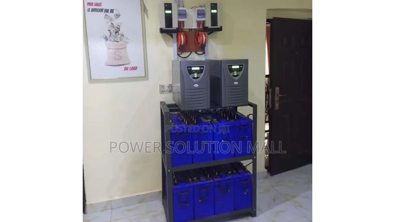 2units 4kva/48v Inverter With 8batteries Installation