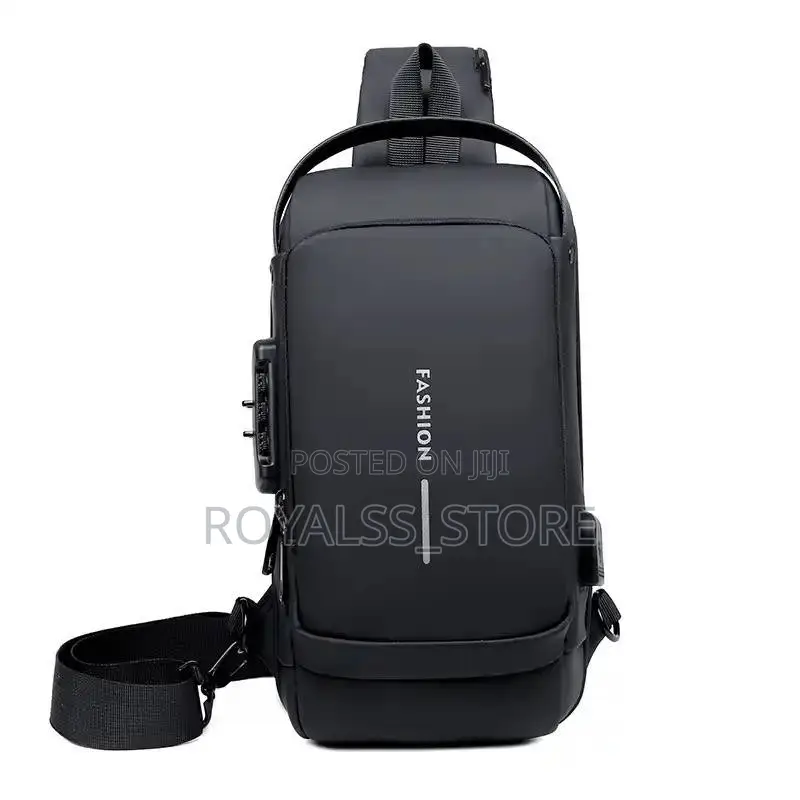 Anti-Theft Unisex USB Charging Chest Bag Pack
