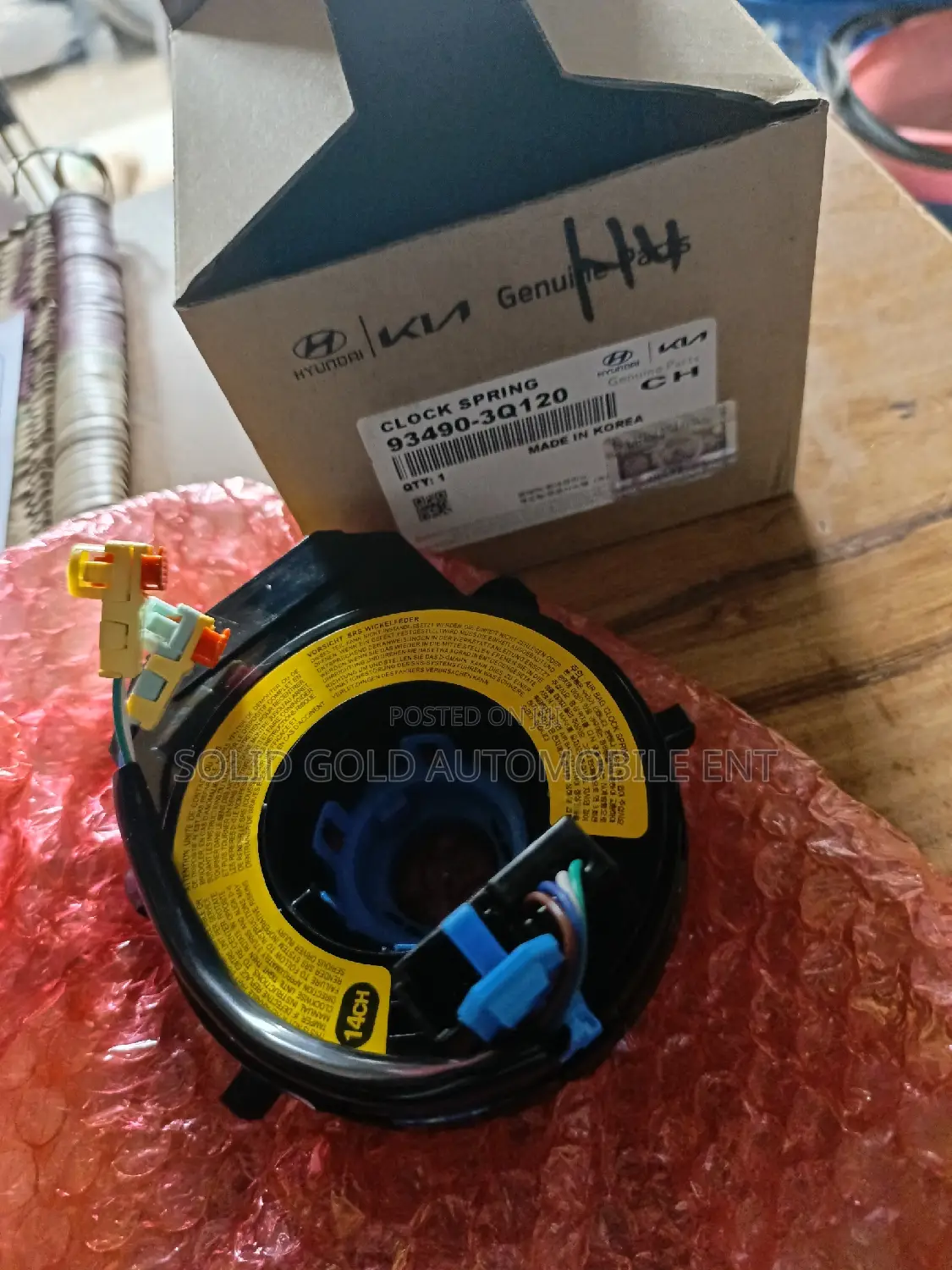 Horn Switch / Clutch Spring Sonata/Optima 2012