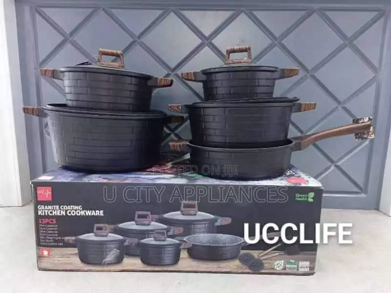 13 Pcs Quality Ucc Life Cookware Set