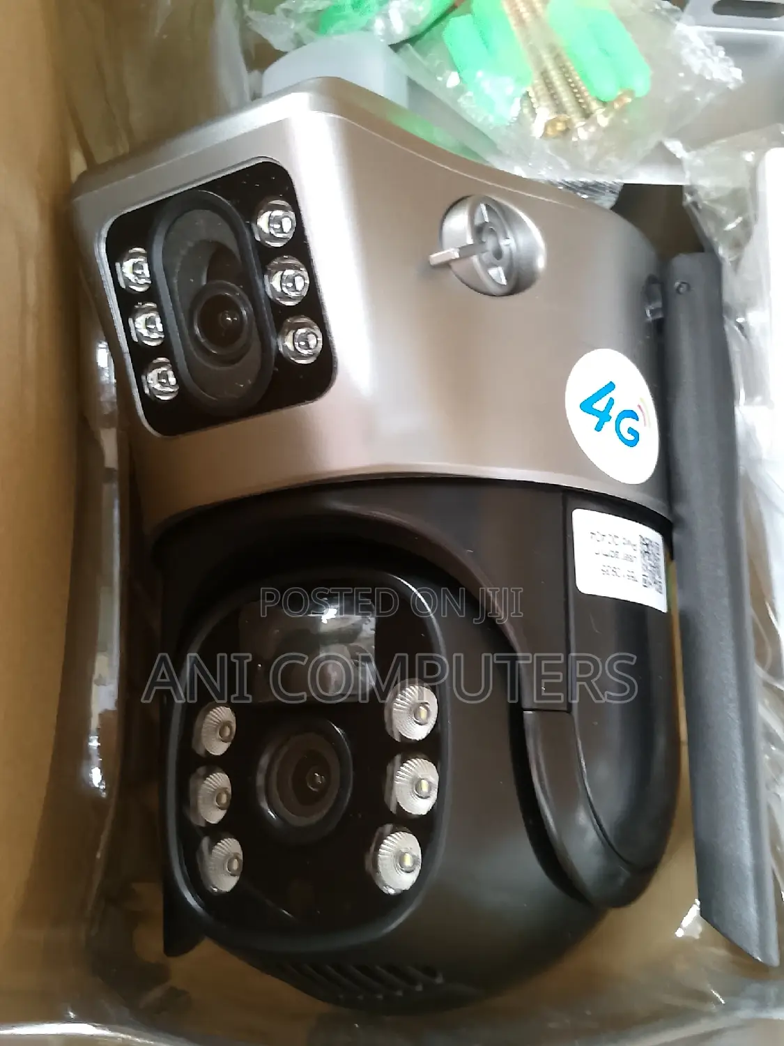 Solar Two Screens Camera 4g Outdoor Solar V380 Pro