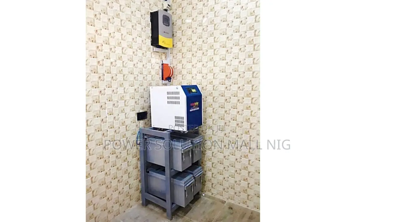 5kva/48v Complete Inverter Installation With 4 Batteries
