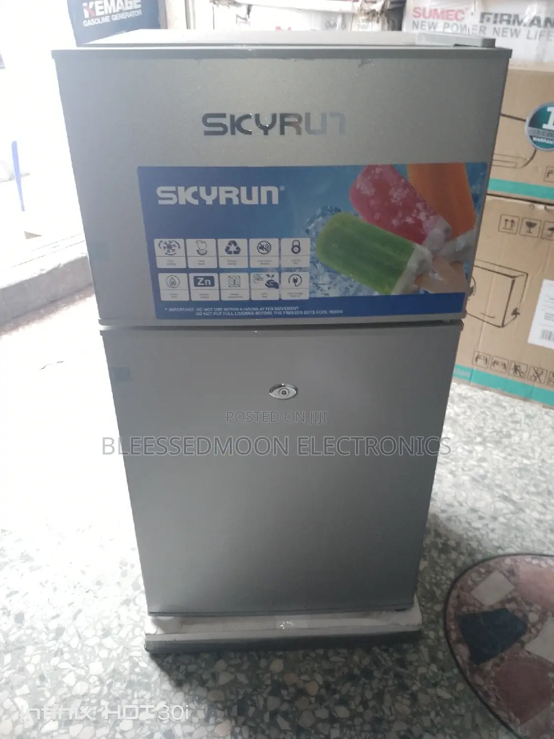 Skyrun 100 Percent Energy Saving Table Top Fridge 3 Years Wa